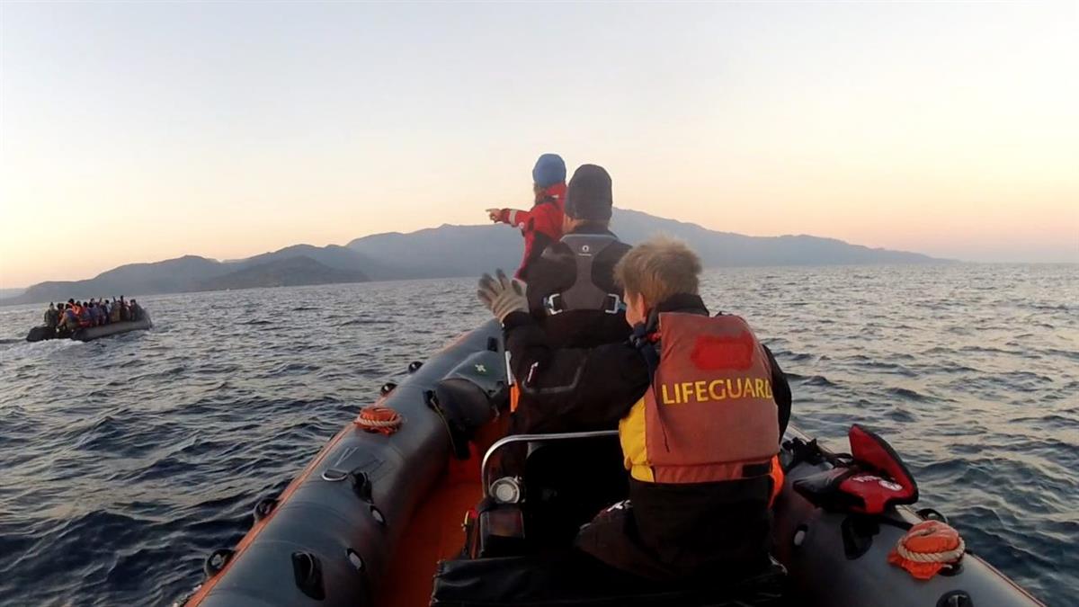 Jake Chapman on Refugee Rescue in Greece