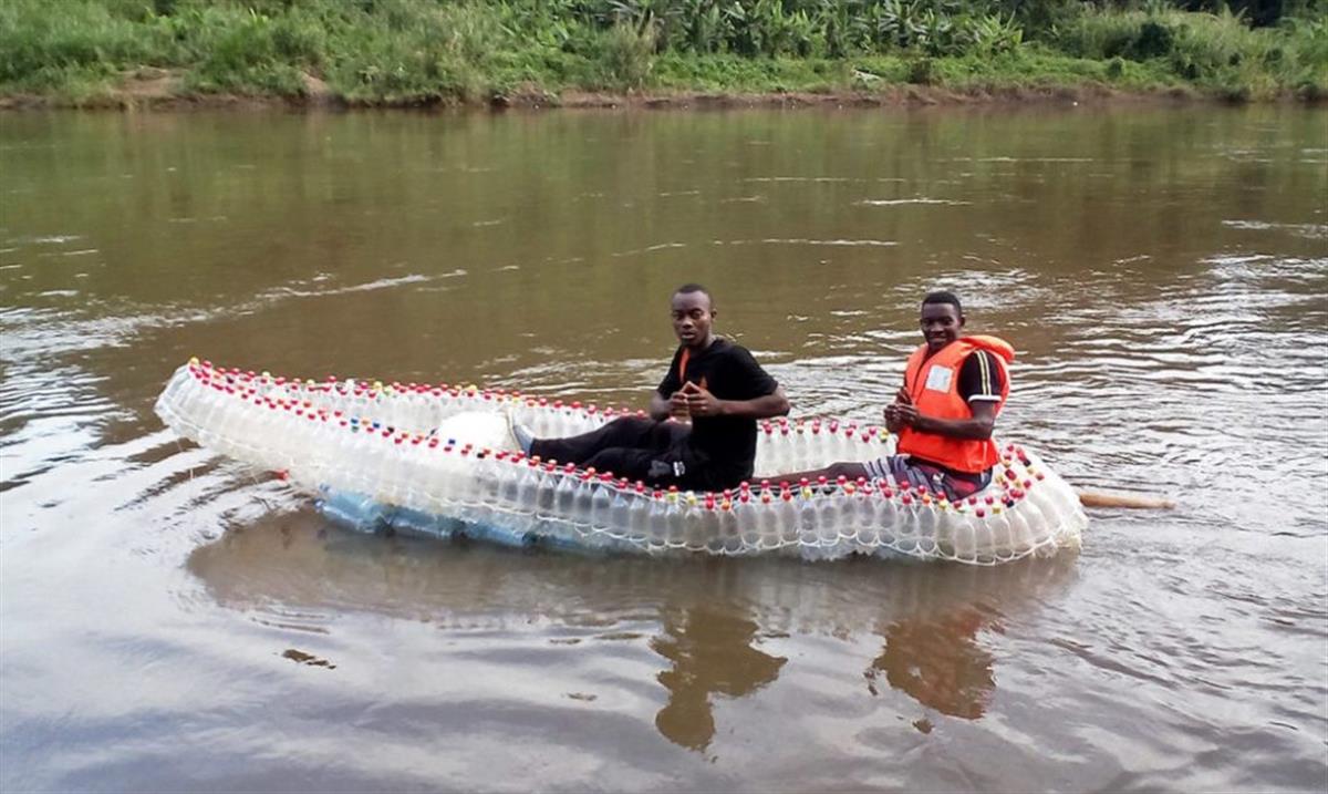 Cameroon's bottle boat is no toy