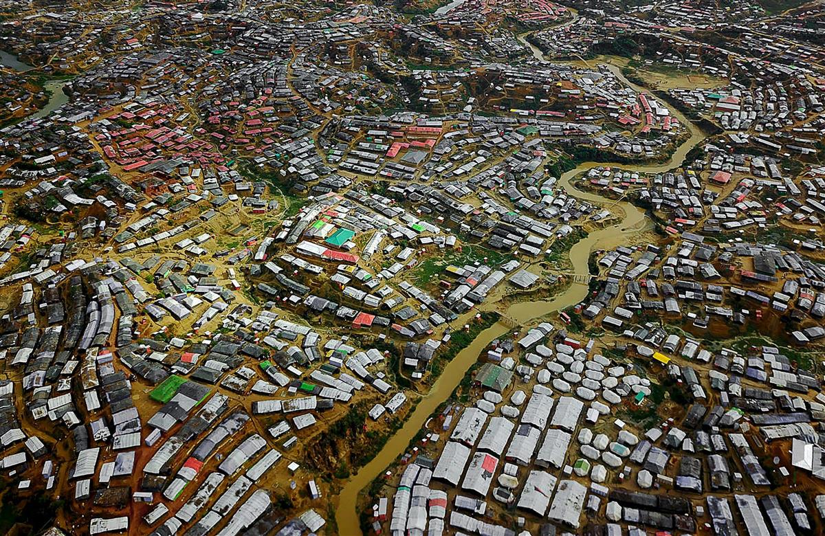 Refugees struggle to cope with the crisis.