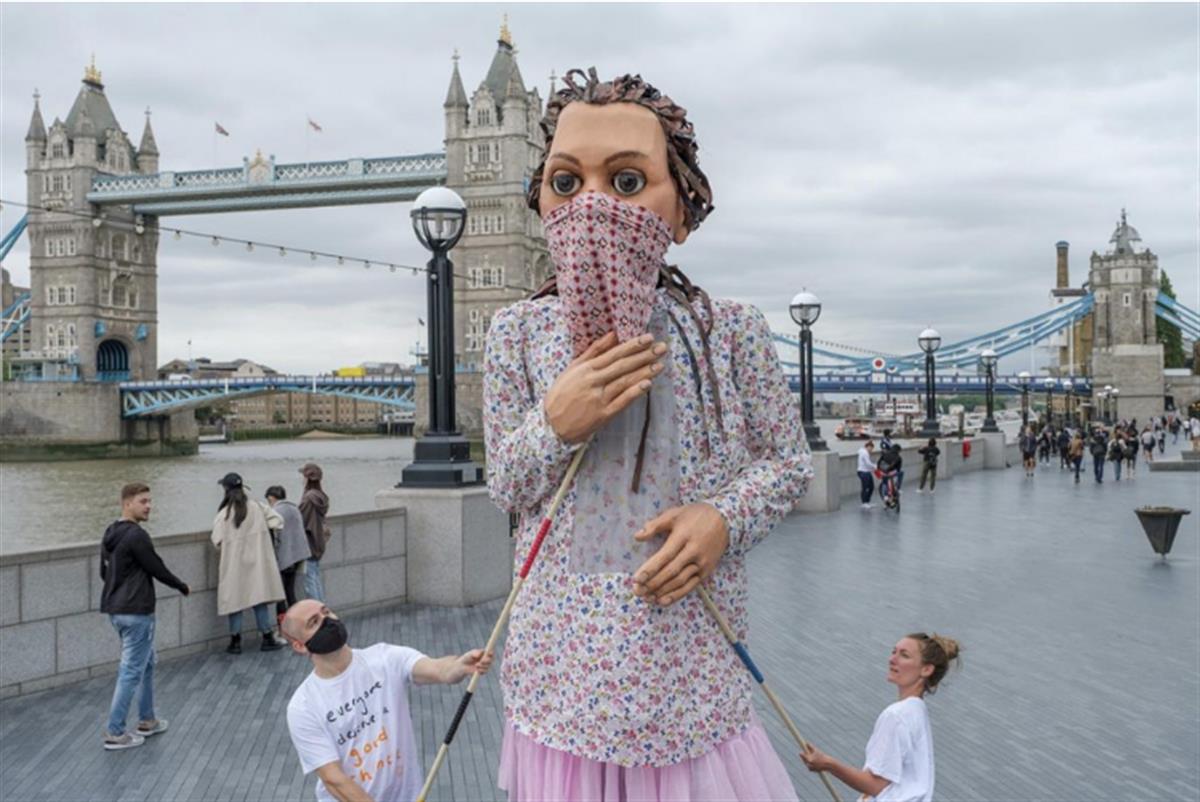 A 12-Foot Puppet of a Syrian Girl Will Travel 5,000 Miles This Summer as Part of a Wildly Ambitious Art Project About the Plight of Refugees