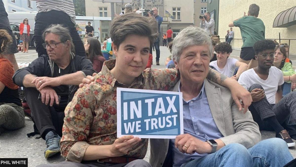 Millionaires at Davos say 'tax us more'