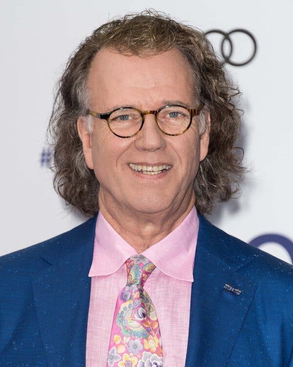 André Rieu, a Dutch violinist and conductor, said he was moved by the pope’s message at the event.