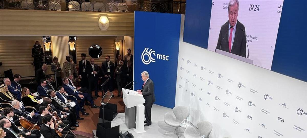 In Munich, Guterres calls for new global order that works for all