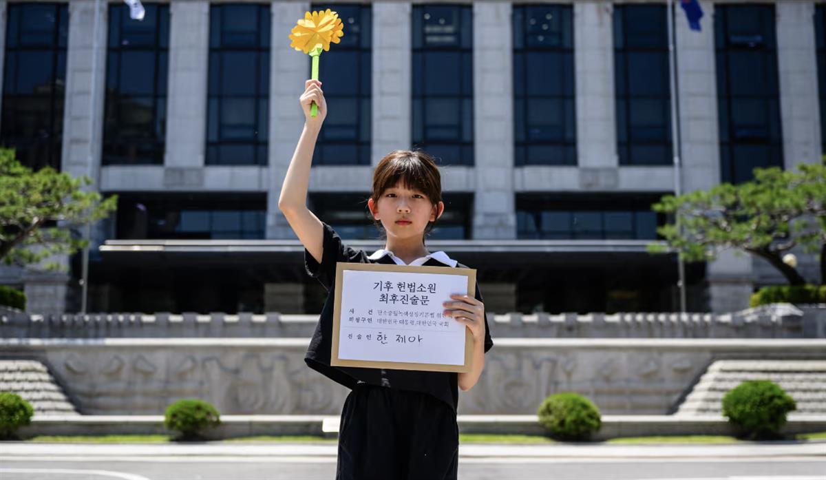 The children behind South Korea’s landmark climate win