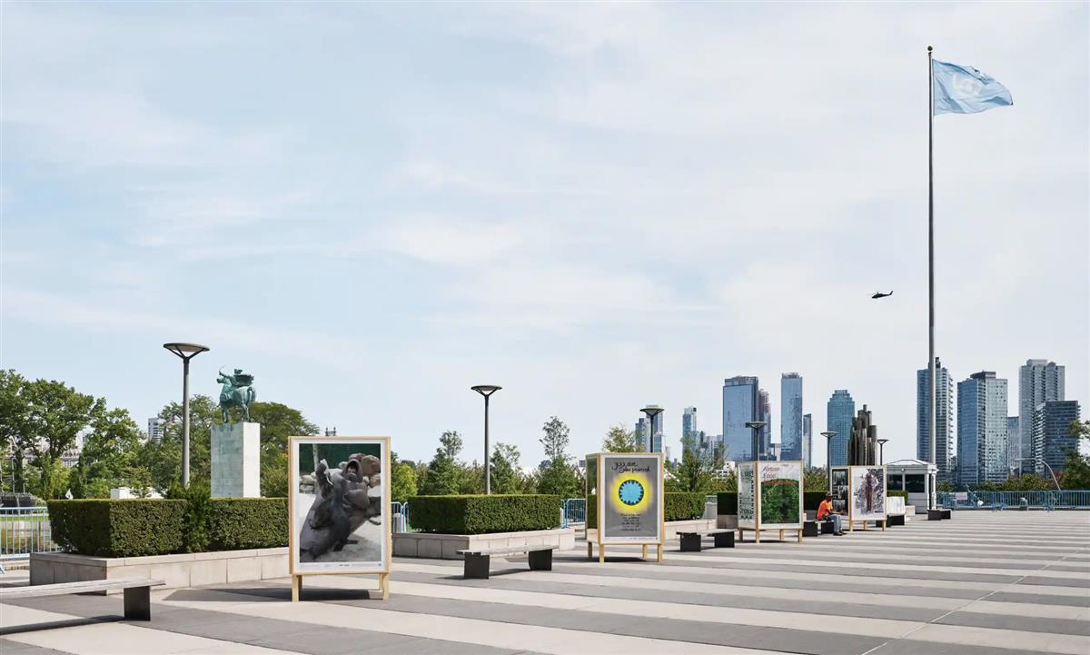 ‘Art changes people and people change the world’: the artists targeting UN’s general assembly