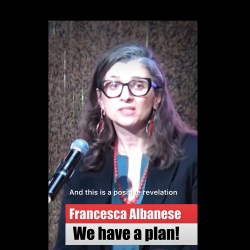 Featured Voice: Francesca Albanese: We have a plan!